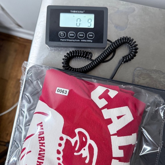 Vintage Calhoun Warhawks Athletics Red T-Shirt‎ XL Tennessee River - Picture 8 of 8